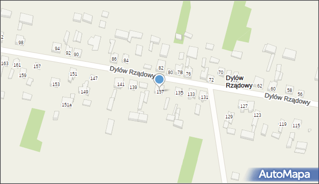 Dylów Rządowy, Dylów Rządowy, 137, mapa Dylów Rządowy