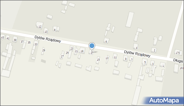 Dylów Rządowy, Dylów Rządowy, 17, mapa Dylów Rządowy