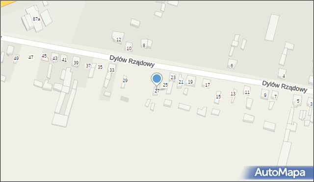 Dylów Rządowy, Dylów Rządowy, 27, mapa Dylów Rządowy