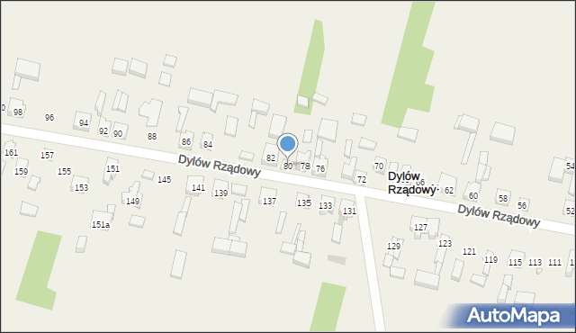 Dylów Rządowy, Dylów Rządowy, 80, mapa Dylów Rządowy