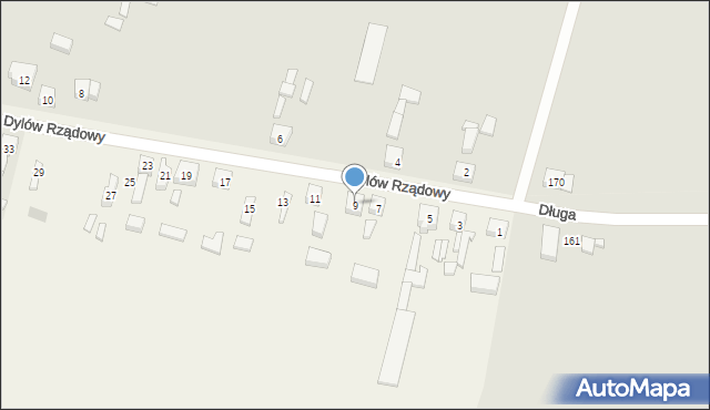 Dylów Rządowy, Dylów Rządowy, 9, mapa Dylów Rządowy