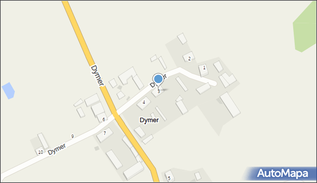 Dymer, Dymer, 3, mapa Dymer