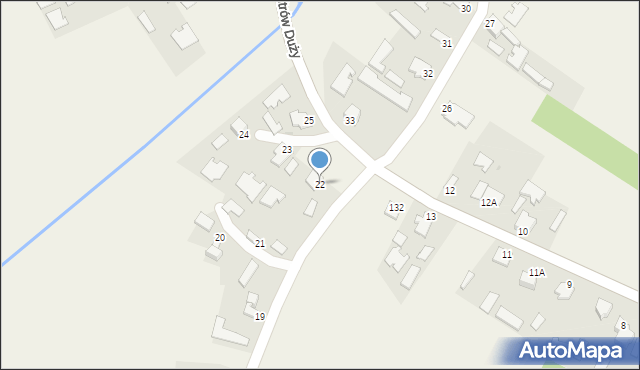Dymitrów Duży, Dymitrów Duży, 22, mapa Dymitrów Duży