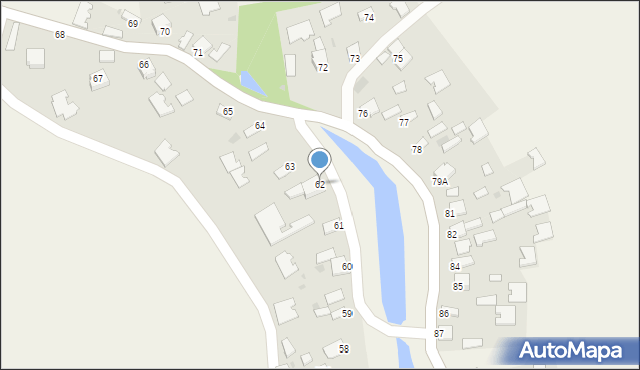 Dymitrów Duży, Dymitrów Duży, 62, mapa Dymitrów Duży