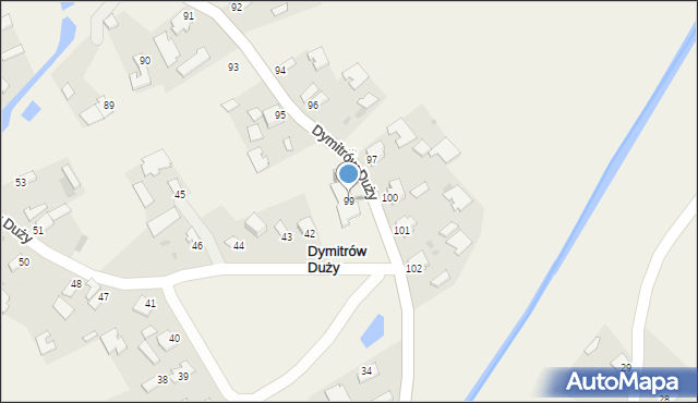 Dymitrów Duży, Dymitrów Duży, 99, mapa Dymitrów Duży