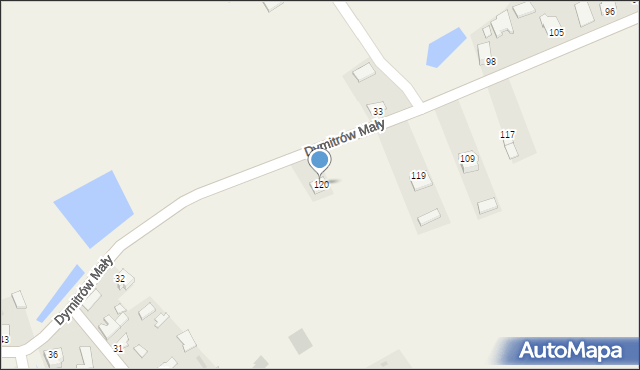 Dymitrów Mały, Dymitrów Mały, 120, mapa Dymitrów Mały