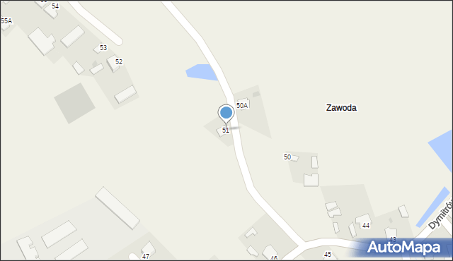 Dymitrów Mały, Dymitrów Mały, 51, mapa Dymitrów Mały