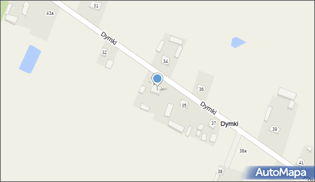 Dymki, Dymki, 33a, mapa Dymki