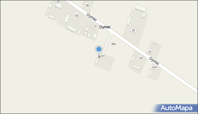 Dymki, Dymki, 38, mapa Dymki