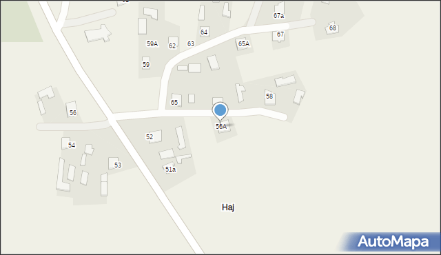 Dyniska, Dyniska, 56A, mapa Dyniska