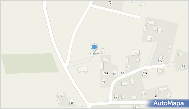 Dyniska, Dyniska, 61, mapa Dyniska