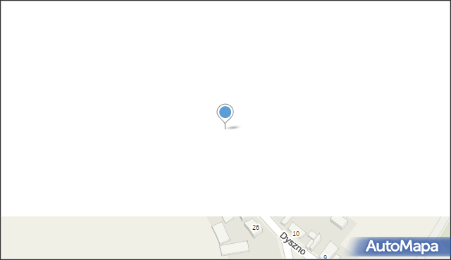 Dyszno, Dyszno, 14, mapa Dyszno