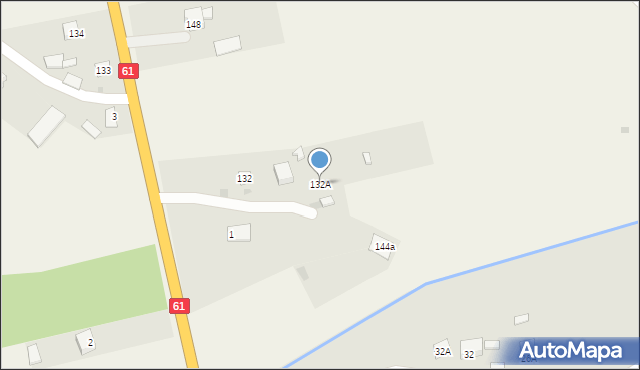 Dyszobaba, Dyszobaba, 132A, mapa Dyszobaba