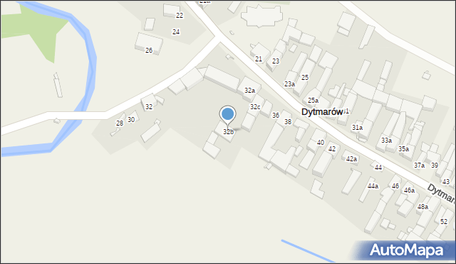 Dytmarów, Dytmarów, 32b, mapa Dytmarów
