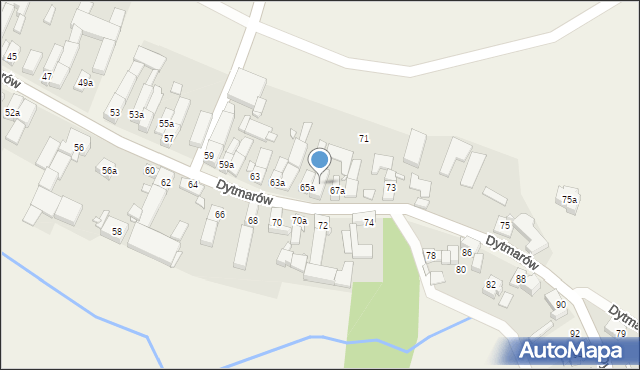 Dytmarów, Dytmarów, 67, mapa Dytmarów