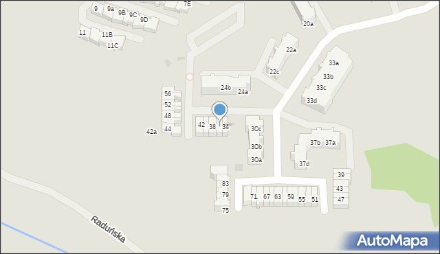 Gdańsk, Dywizji Wołyńskiej, 36, mapa Gdańska