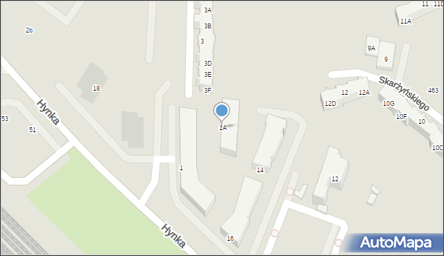 Gdańsk, Dywizjonu 303, 1A, mapa Gdańska