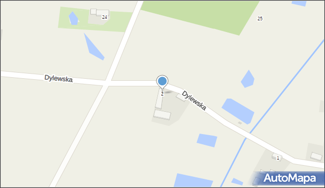 Goszczyn, Dylewska, 2, mapa Goszczyn