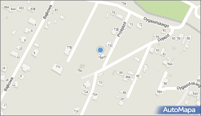 Jędrzejów, Dygasińskiego Adolfa, 73d, mapa Jędrzejów