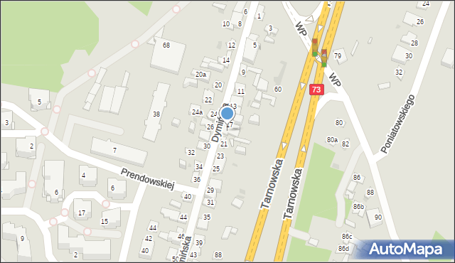 Kielce, Dymińska, 19, mapa Kielc