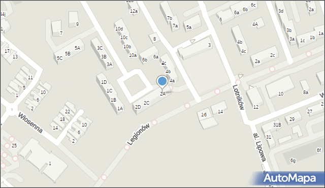 Knurów, Dywizjonu 303, 2A, mapa Knurów