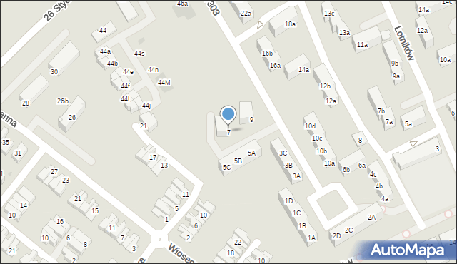 Knurów, Dywizjonu 303, 7, mapa Knurów