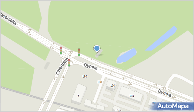 Poznań, Dymka Walentego, abp., 191, mapa Poznania