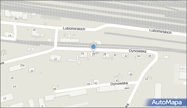 Przeworsk, Dynowska, 26, mapa Przeworsk