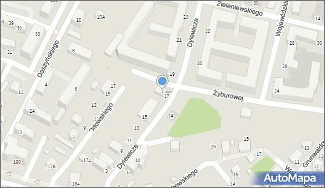 Siedlce, Dylewicza Czesława, 15e, mapa Siedlce