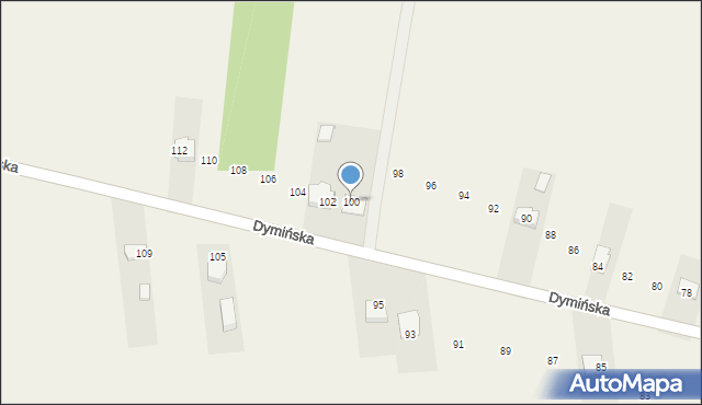 Suków, Dymińska, 100, mapa Suków