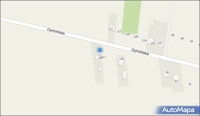 Suków, Dymińska, 109, mapa Suków