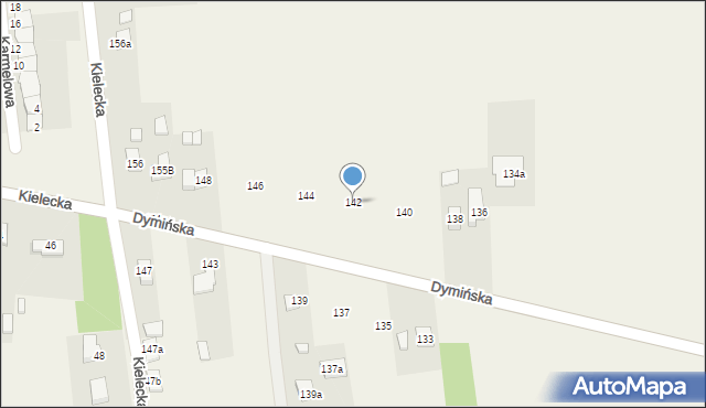 Suków, Dymińska, 142, mapa Suków