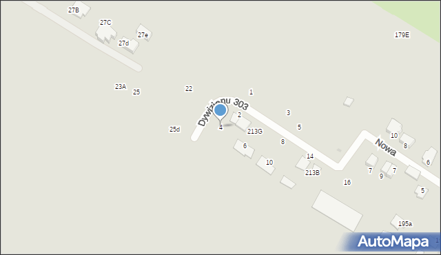 Świdnik, Dywizjonu 303, 4, mapa Świdnika