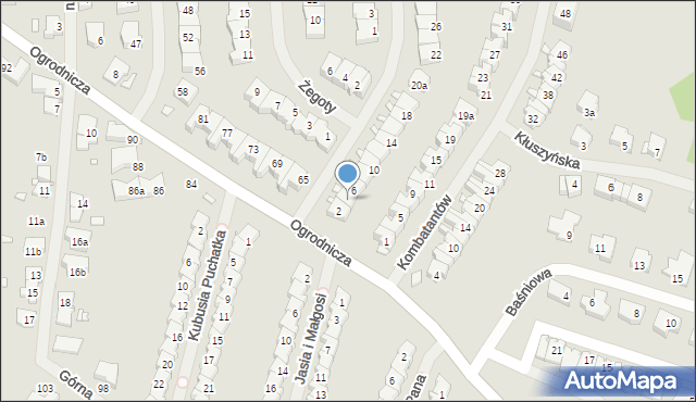 Szczecin, Dywizjonu 303, 4, mapa Szczecina