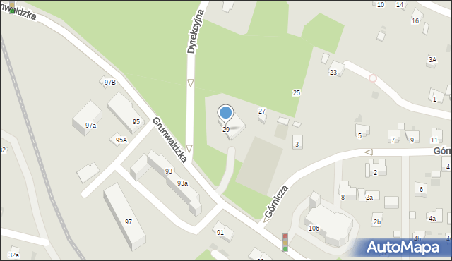 Trzebinia, Dyrekcyjna, 29, mapa Trzebinia