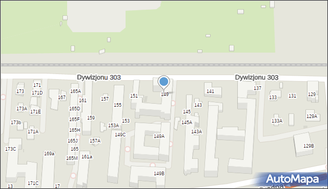 Warszawa, Dywizjonu 303, 149, mapa Warszawy