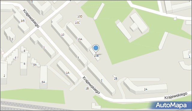 Warszawa, Dymińska, 10B, mapa Warszawy