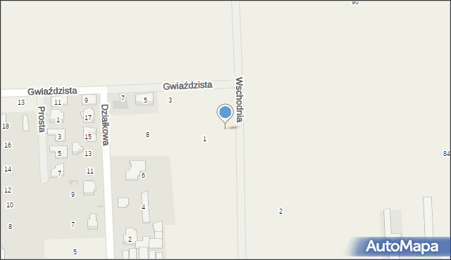 Bieniewice, Działkowa, 18, mapa Bieniewice