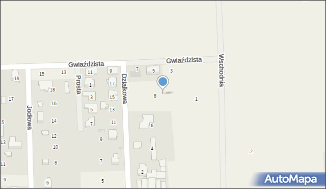 Bieniewice, Działkowa, 32, mapa Bieniewice