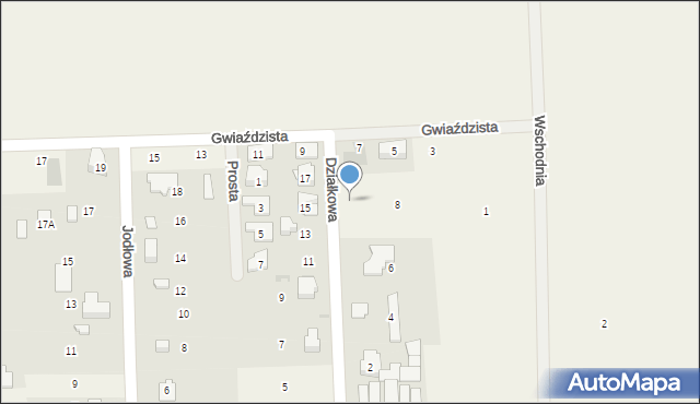 Bieniewice, Działkowa, 40, mapa Bieniewice