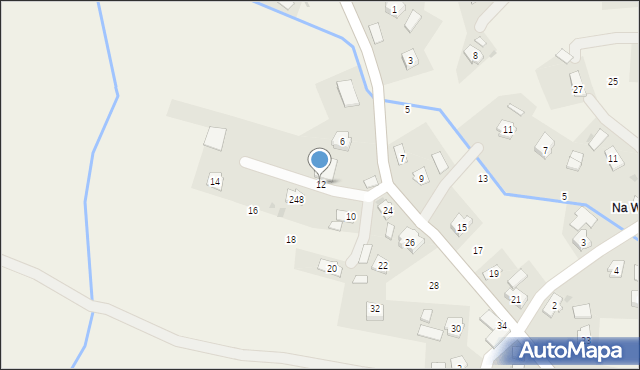 Bóbrka, Dziurzyńskiego Antoniego, ks., 12, mapa Bóbrka