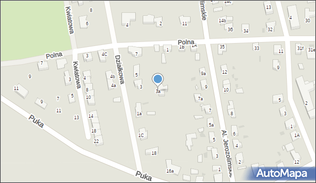 Brzeg Dolny, Działkowa, 3a, mapa Brzeg Dolny