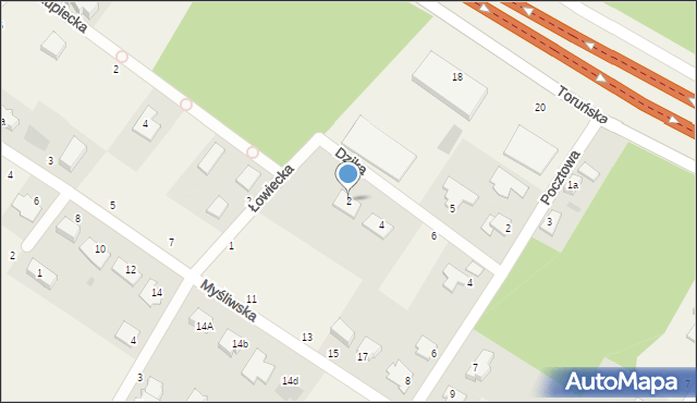 Ciele, Dzika, 2, mapa Ciele