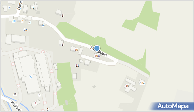 Czaniec, Działkowa, 10C, mapa Czaniec