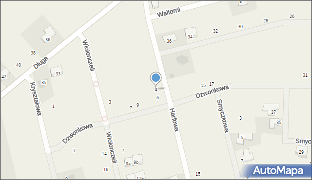 Dawidy Bankowe, Dzwonkowa, 4, mapa Dawidy Bankowe