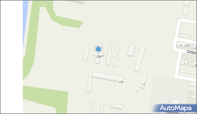 Dzbańce-Osiedle, Dzbańce-Osiedle, 13a, mapa Dzbańce-Osiedle