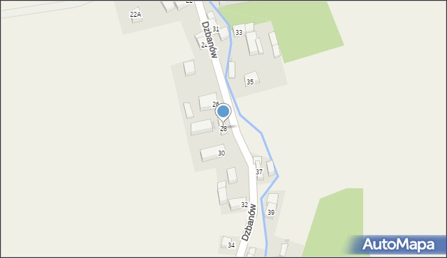 Dzbanów, Dzbanów, 28, mapa Dzbanów