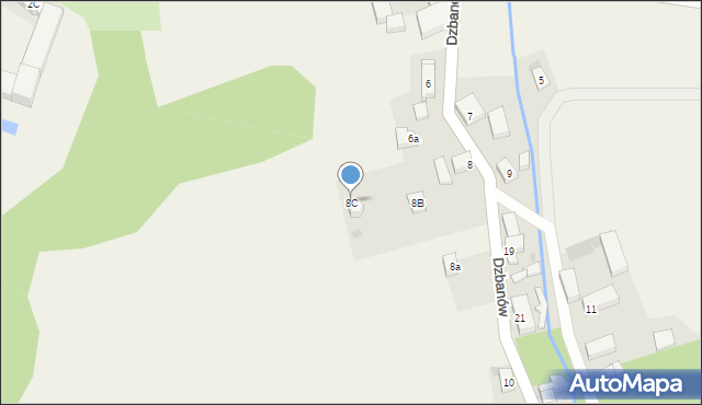 Dzbanów, Dzbanów, 8C, mapa Dzbanów