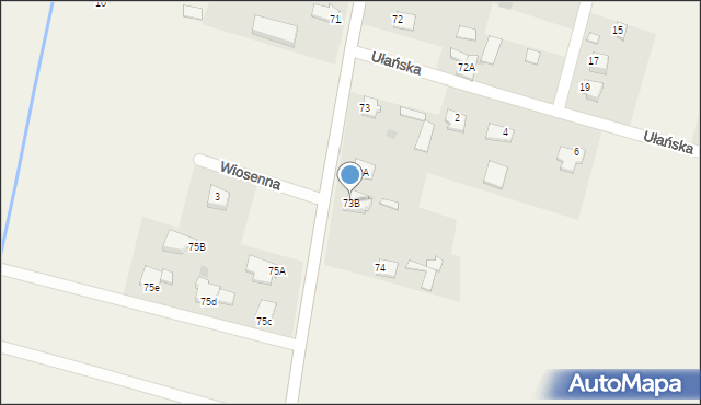 Dzbenin, Dzbenin, 73B, mapa Dzbenin