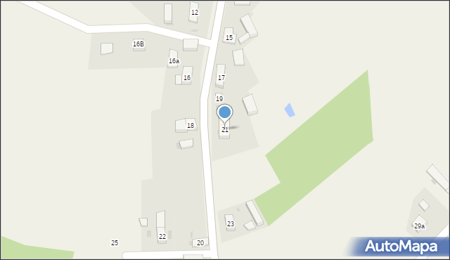 Dziadów Most, Dziadów Most, 21, mapa Dziadów Most